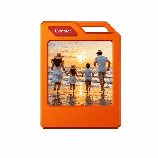PhotoTag - Sunset Orange